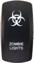 Load image into Gallery viewer, XTC POWER PRODUCTS Dash Switch Rocker Face Zombie Lights switch for vehicle dashboards, featuring a rocker design and zombie-themed face.