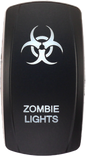 XTC POWER PRODUCTS Dash Switch Rocker Face Zombie Lights switch for vehicle dashboards, featuring a rocker design and zombie-themed face.