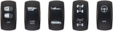 XTC POWER PRODUCTS Dash Switch Rocker Faces 5/Pk X3 Replacement 630-1039
