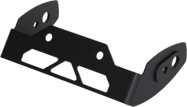 Yoshimura Fe V2 OEM turn signal bracket for body, shown in black, designed for motorcycle lighting and signaling components.