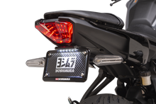 Load image into Gallery viewer, Yoshimura Fender Eliminator Kit for Yamaha MT-07, body kit component with sleek design, matte black finish, and mounting hardware.