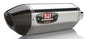 Yoshimura Race R-77 full exhaust system with stainless steel and carbon fiber components, designed for high-performance motorcycles.