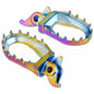 ZETA Max Foot Peg Hon Oilslick foot controls for motocross bikes, featuring durable metal construction and textured foot surface.