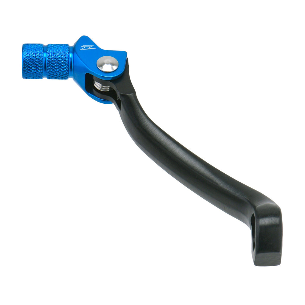 ZETA forged aluminum shift levers for Husqvarna H-series, blue anodized finish, durable motorcycle gear shift levers.