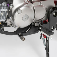 Load image into Gallery viewer, ZETA Revolver shift lever for motorcycles, showing the black metal lever with textured grip and mounting hardware.